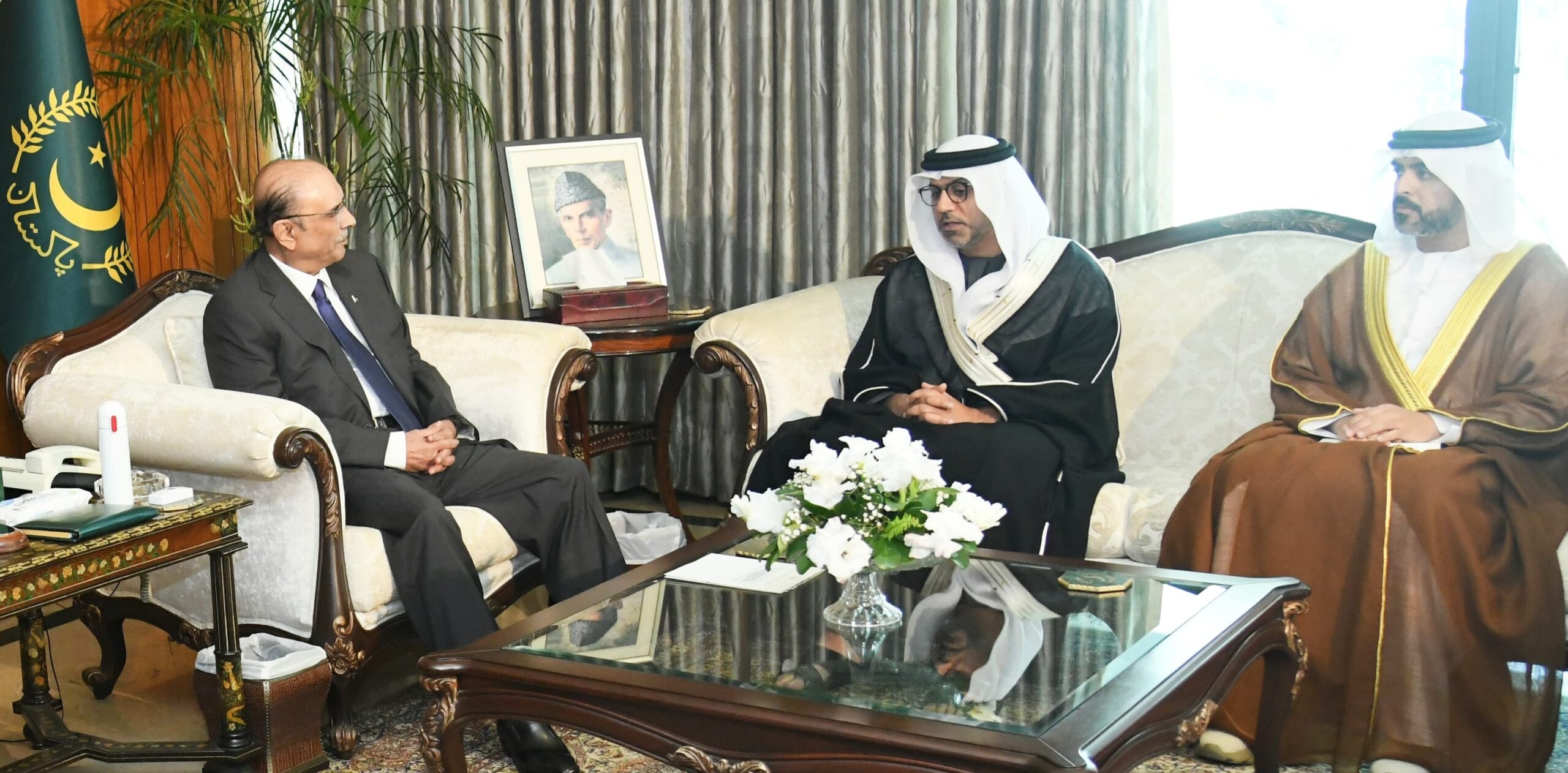 PRESIDENT FOR FURTHER BOOSTING BILATERAL TIES WITH THE UAE.