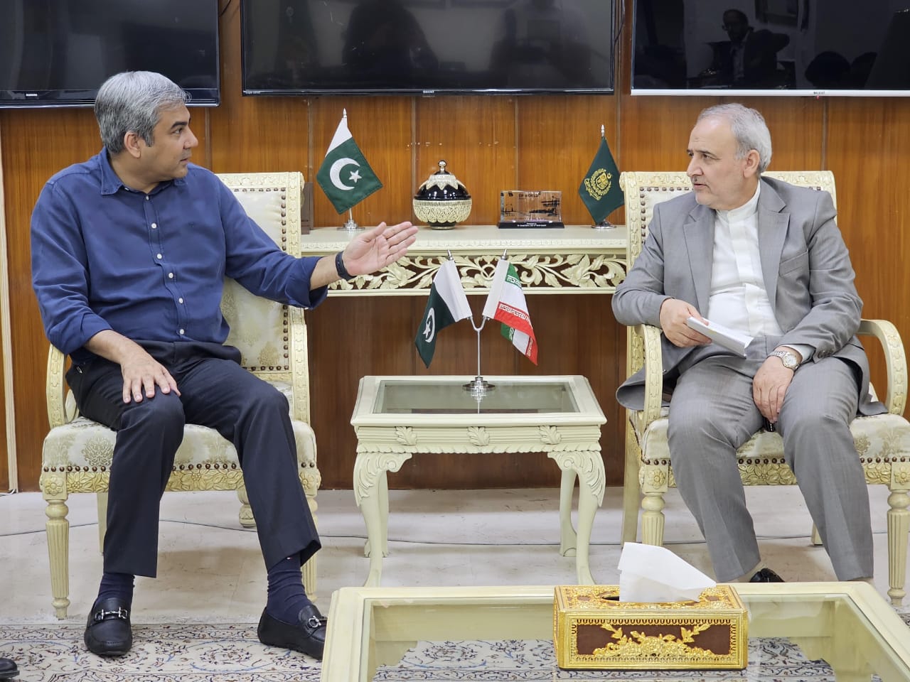 Iranian Ambassador discusses details of President’s visit with Mohsin Naqvi.