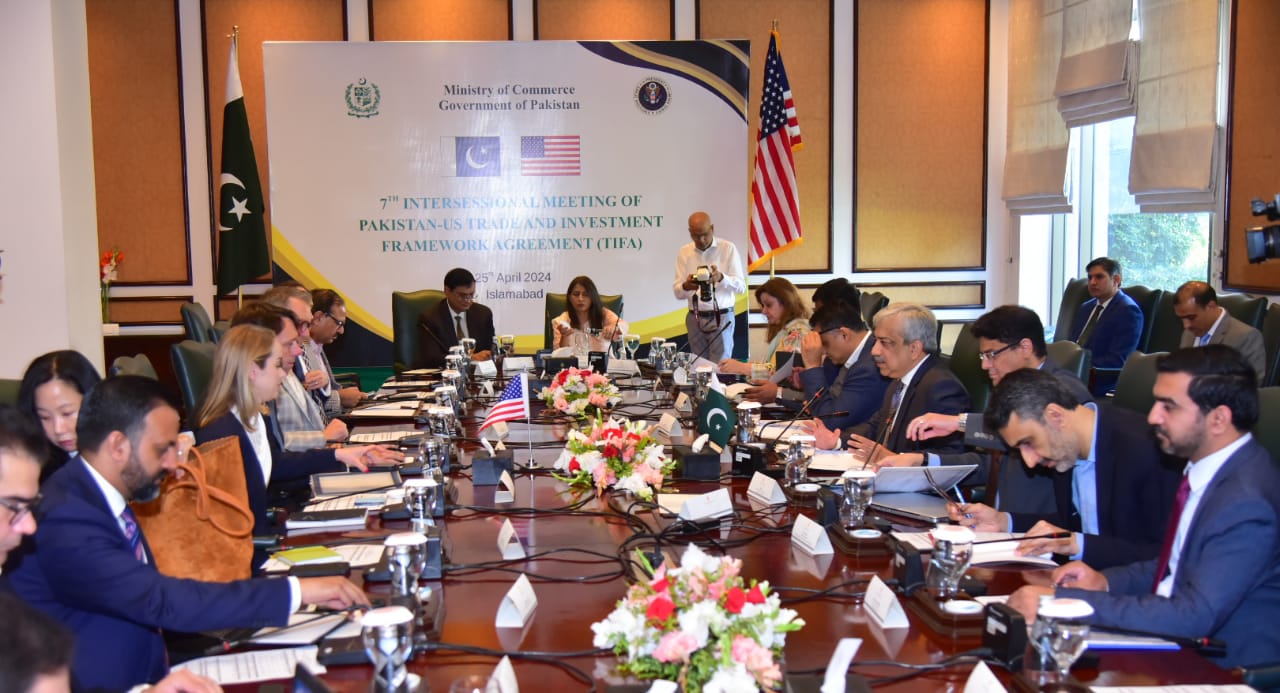 7TH INTERSESSIONAL MEETING OF PAKISTAN-U.S TRADE AND INVESTMENT FRAMEWORK AGREEMENT (TIFA)HELD IN ISLAMABAD