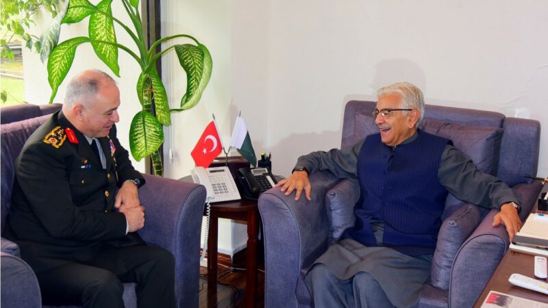 Chief of the Turkish General Staff, General Metin Gürak called on Minister for Defence & Defence Production in Islamabad.