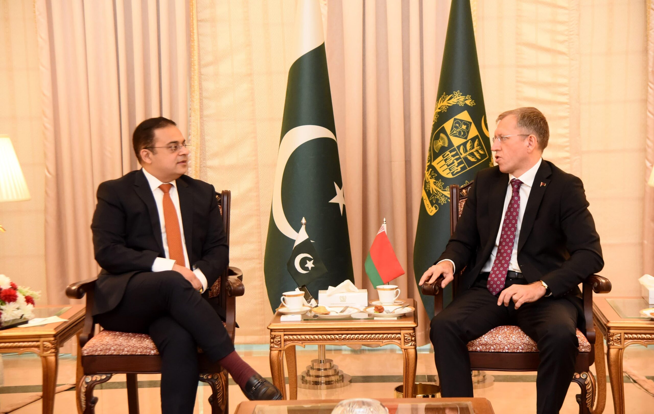 AMBASSADOR OF THE REPUBLIC OF BELARUS CALLS ON THE FEDERAL MINISTER FOR ECONOMIC AFFAIRS.