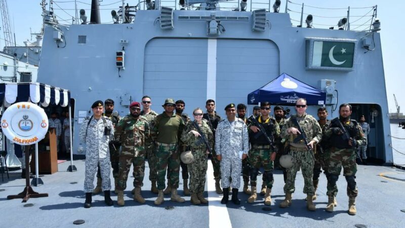 PAK NAVY AND US NAVY CONDUCT BILATERAL EXERCISE INSPIRED UNION 2024.