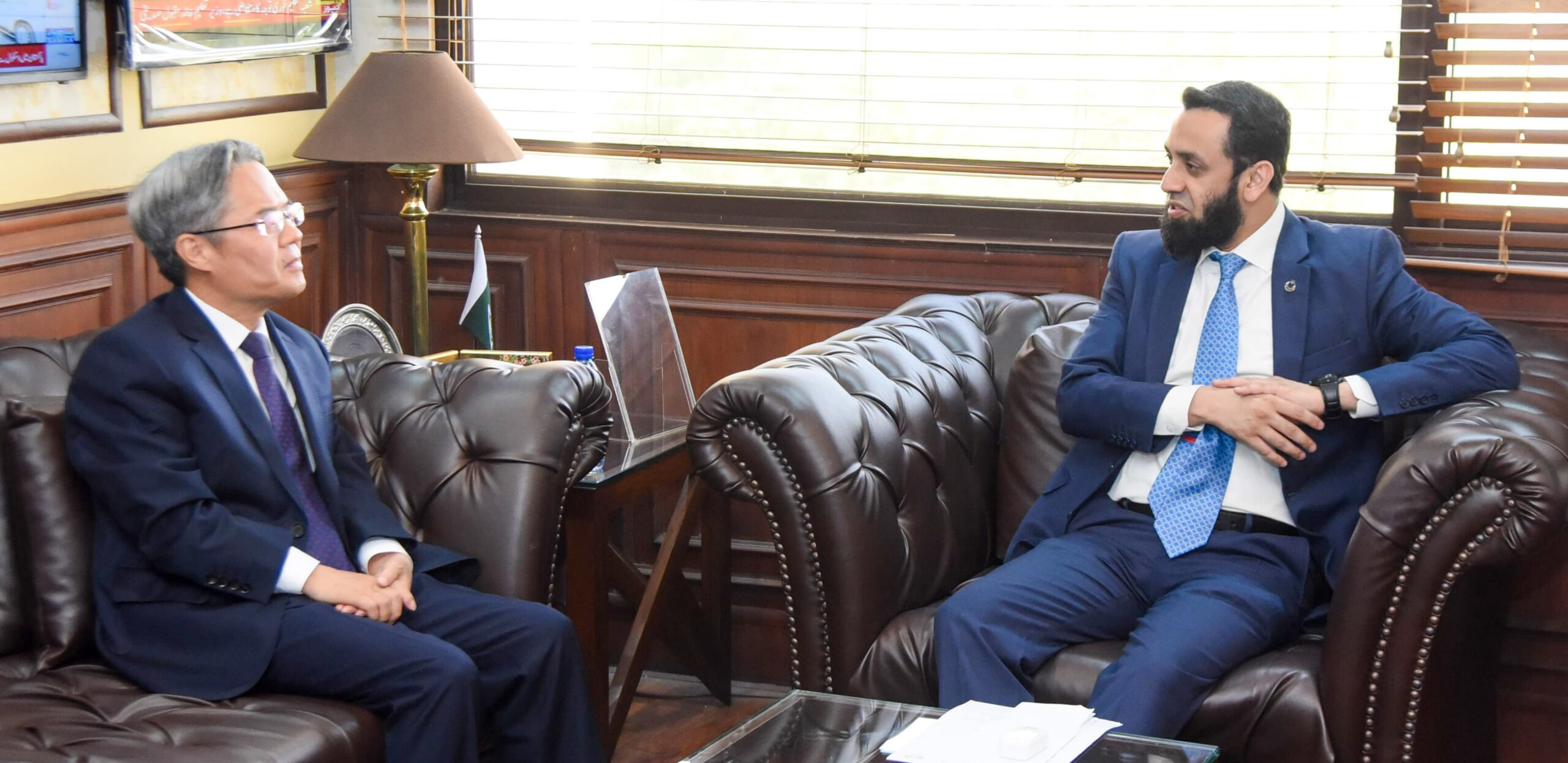 Chinese Ambassador to Pakistan Jiang Zaidong met Federal Minister Ataullah Tarar