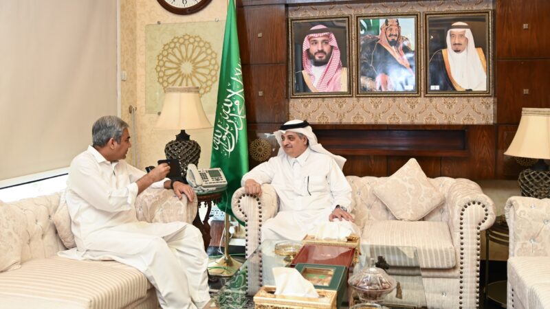 Mohsin Naqvi visits Saudi Embassy.