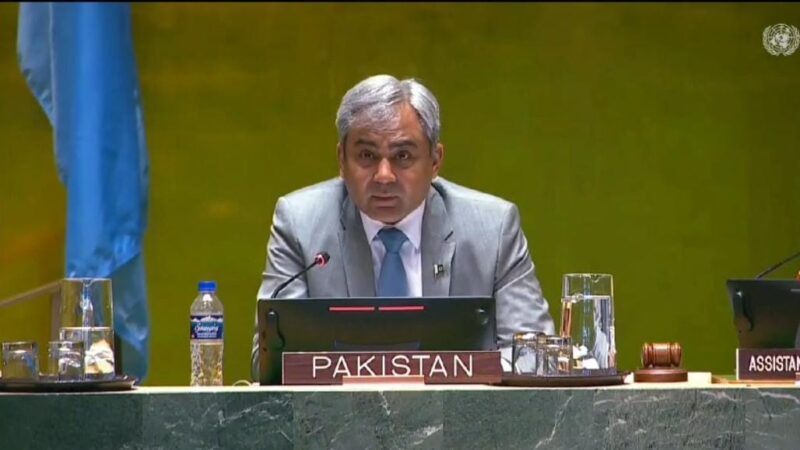 Federal Minister Mohsin Naqvi Chairs and Addresses UN Chiefs of Police Summit at UN Headquarters.