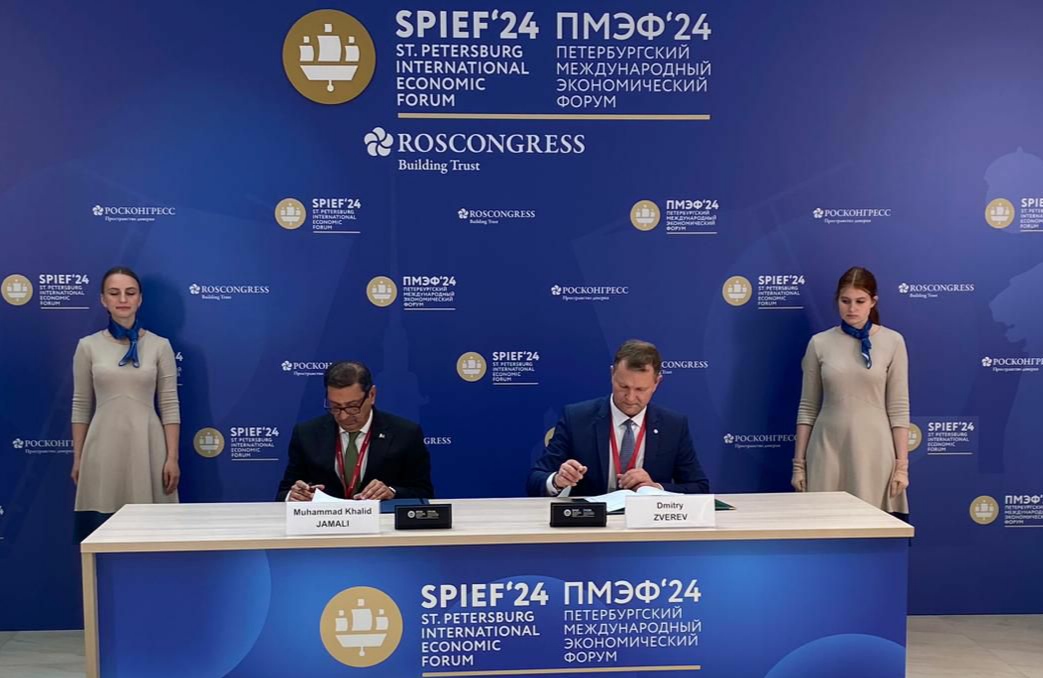 Pakistan & Russia signed agreement on Cooperation in Railways at SPIEF.
