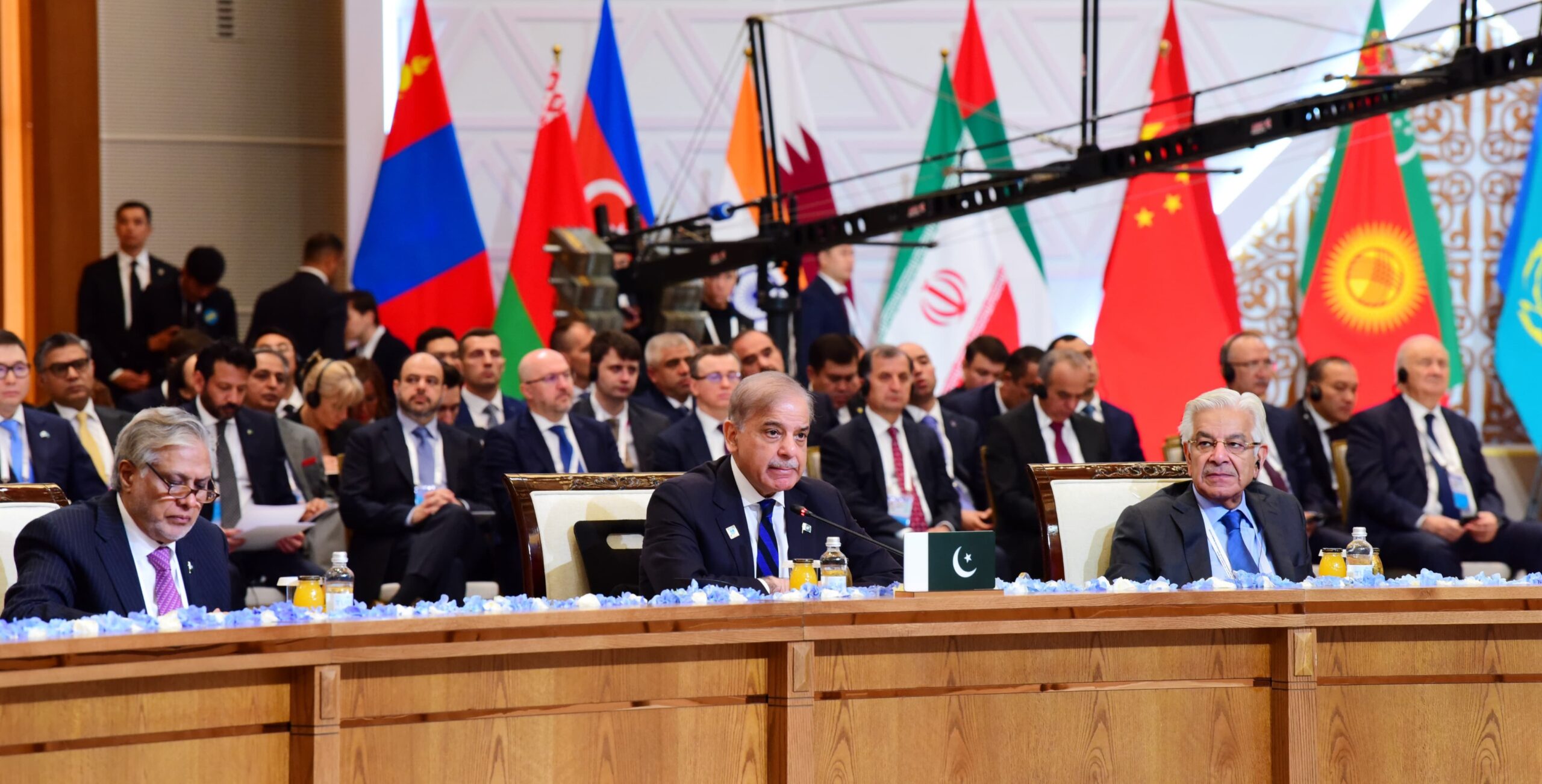 Prime Minister delivers Pakistan’s statement at SCO Summit.