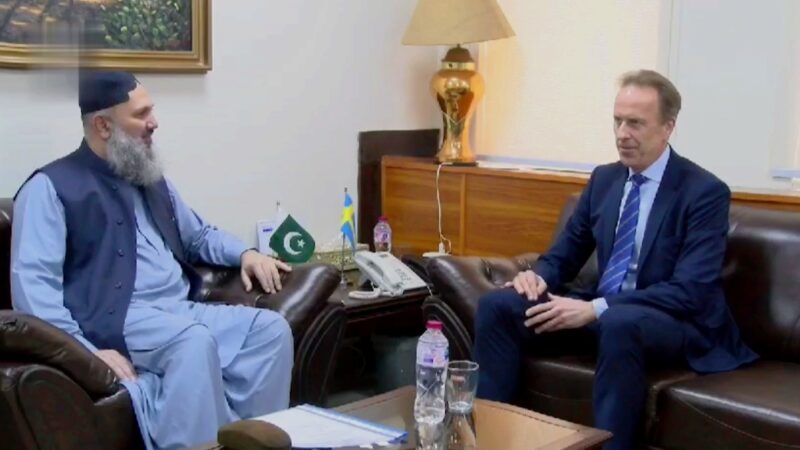 Swedish Envoy Praises Flourishing Business Environment for Swedish Companies in Pakistan.