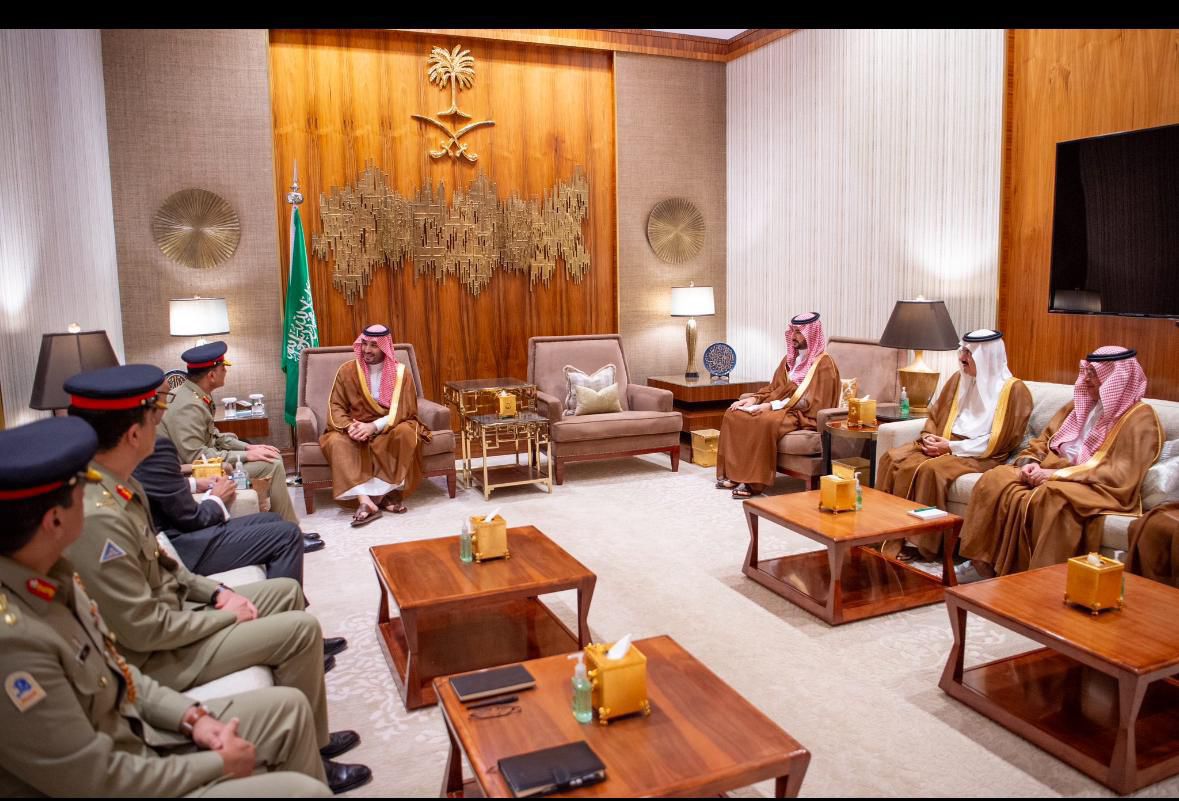 COAS meets Saudi Crown Prince Mohammed bin Salman during official visit.