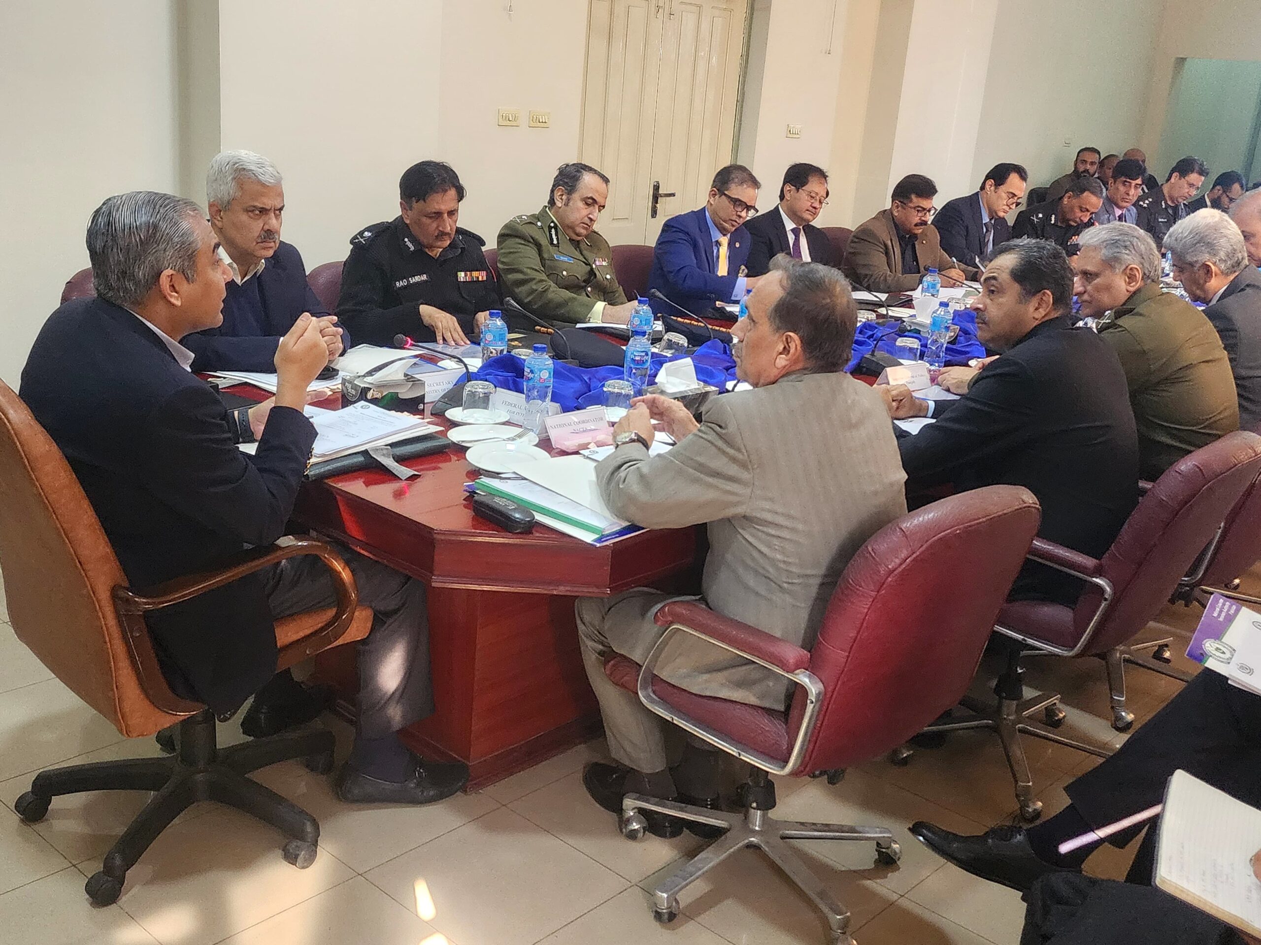 Federal Interior Minister Mohsin Naqvi Chairs key Meeting of National Action Plan’s Coordination Committee.