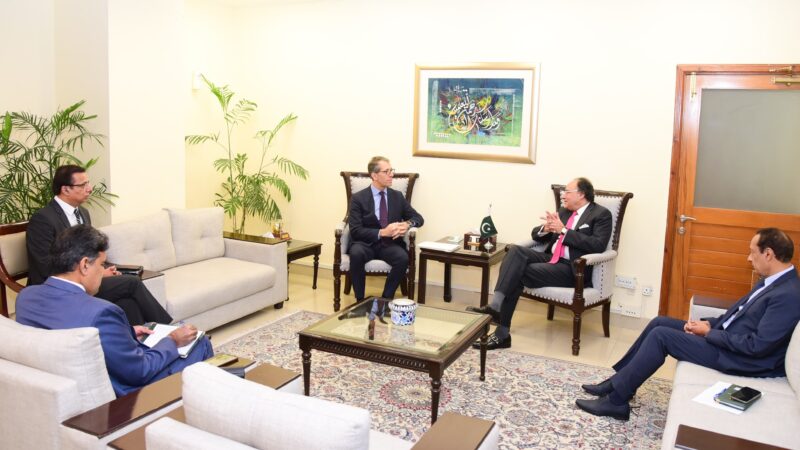 IMF’s Resident Representative for Pakistan calls on Finance Minister.