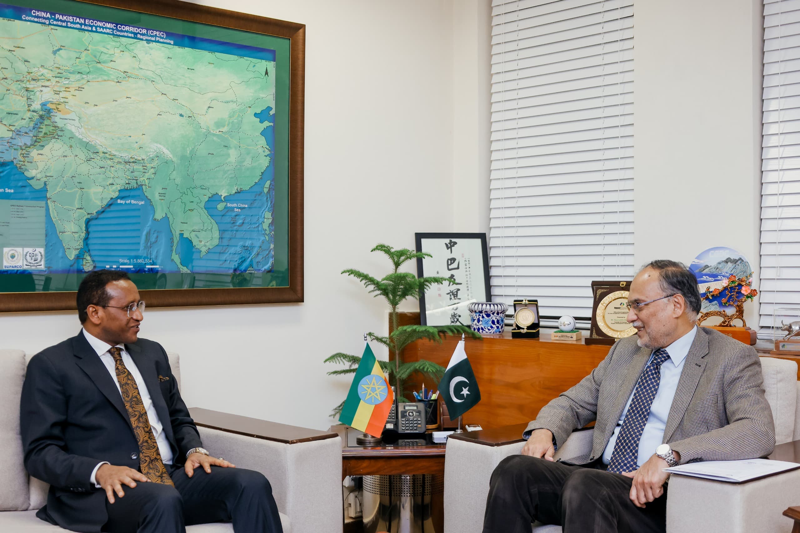 Ethiopian Ambassador Dr. Jemal Beker Commends ‘Uraan Pakistan’ Initiative.