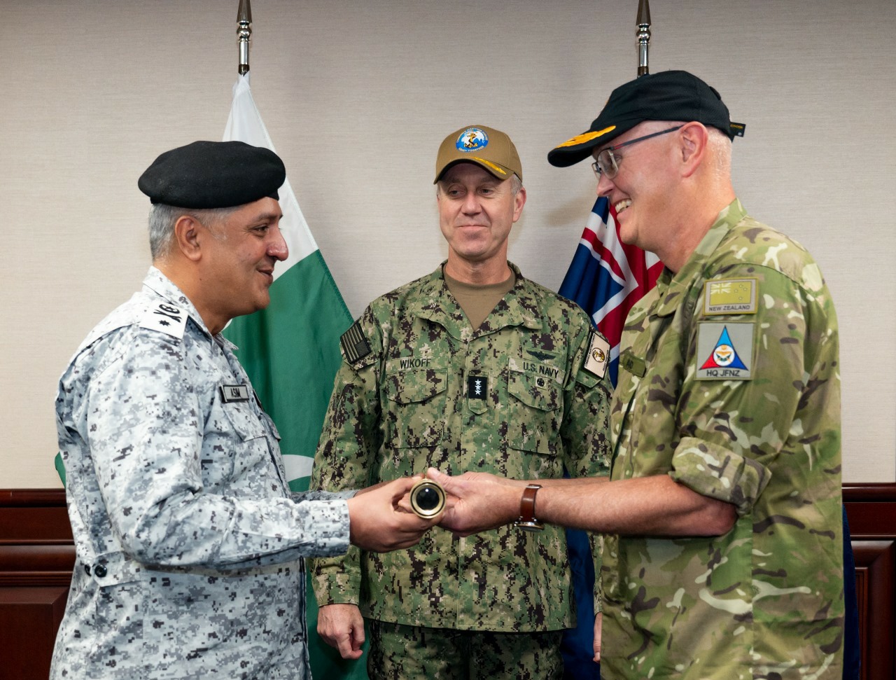 COMMAND OF COMBINED TASK FORCE 150 TRANSFERRED FROM PAKISTAN NAVY TO ROYAL NEW ZEALAND NAVY