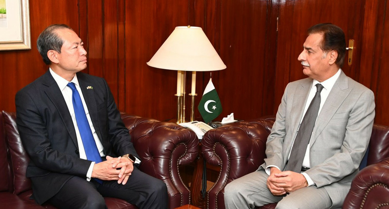 Ambassador of Japan, Mr. Akamatsu Suichi, Calls on NA Speaker Sardar Ayaz Sadiq: Enhancing Trade and Economic Ties Discussed