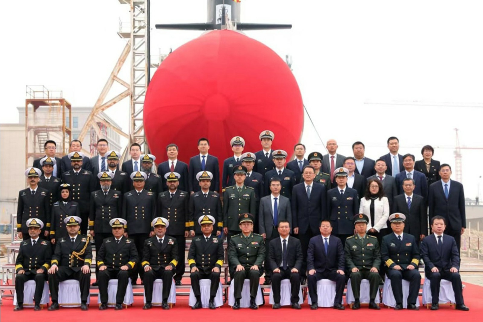 PAKISTAN NAVY LAUNCHES SECOND HANGOR-CLASS SUBMARINE IN CHINA