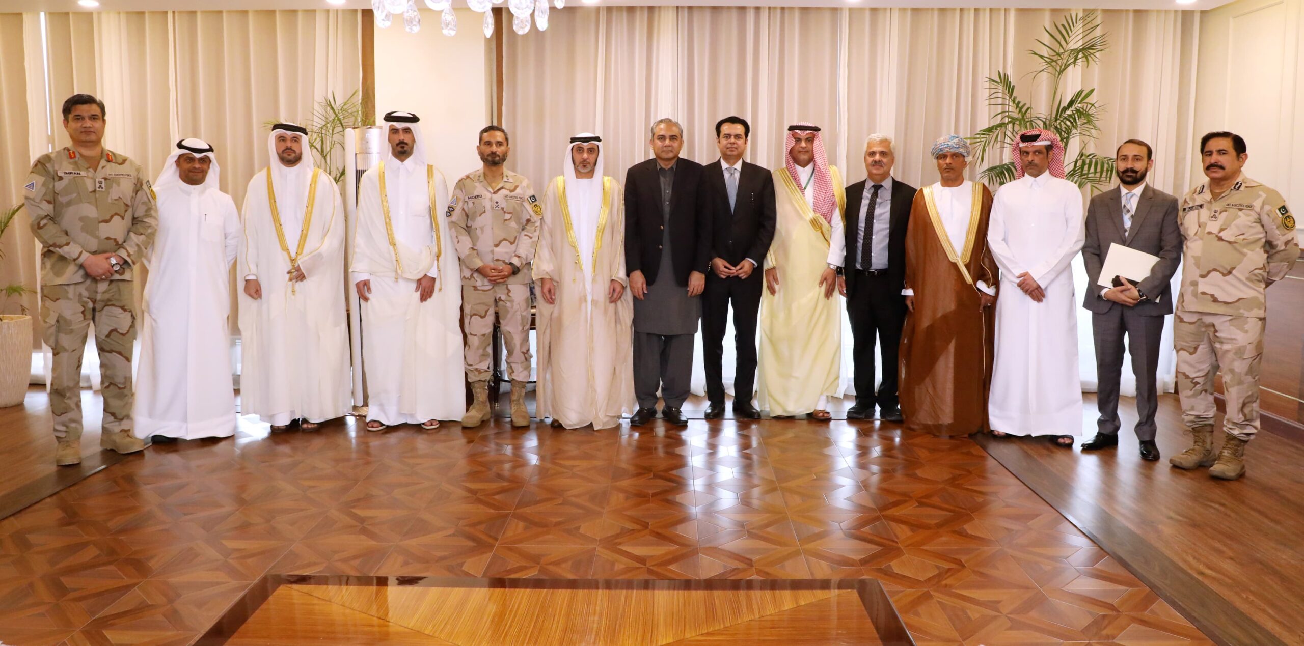 Delegates of Pak-GCC Anti-Narcotics Conference meet Interior Minister Mohsin Naqvi