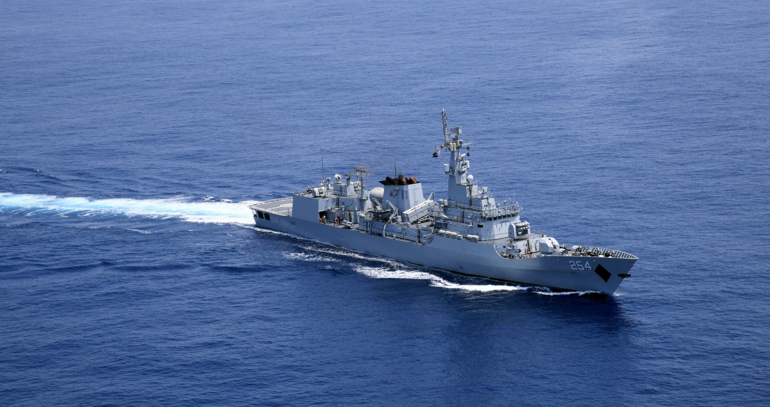 PAKISTAN NAVY SHIP ASLAT UNDERTAKES COUNTER-PIRACY PATROLS IN SUPPORT OF PN LED COMBINED TASK FORCE 151.