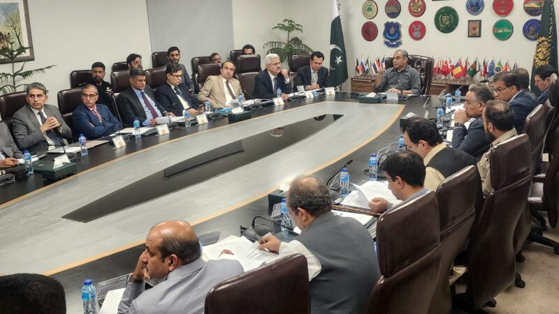 Interior Minister Mohsin Naqvi chairs meeting to curb illegal foreigners, electricity theft and begging mafia.
