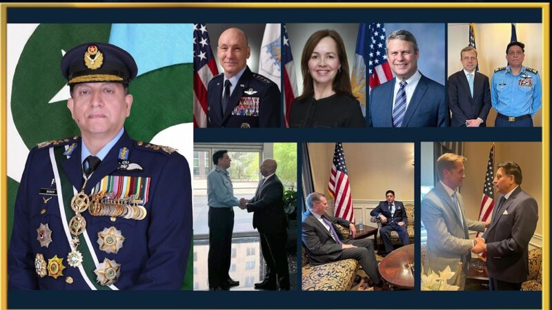 Air Chief’s historic visit to the US includes high-level meetings at the Pentagon, State Department and Capitol Hill