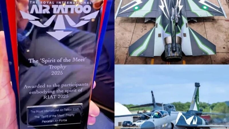PAF TRIUMPHS AT RIAT-2025, WINNING TWO PRESTIGIOUS AWARDS AND GLOBAL ACCLAIM