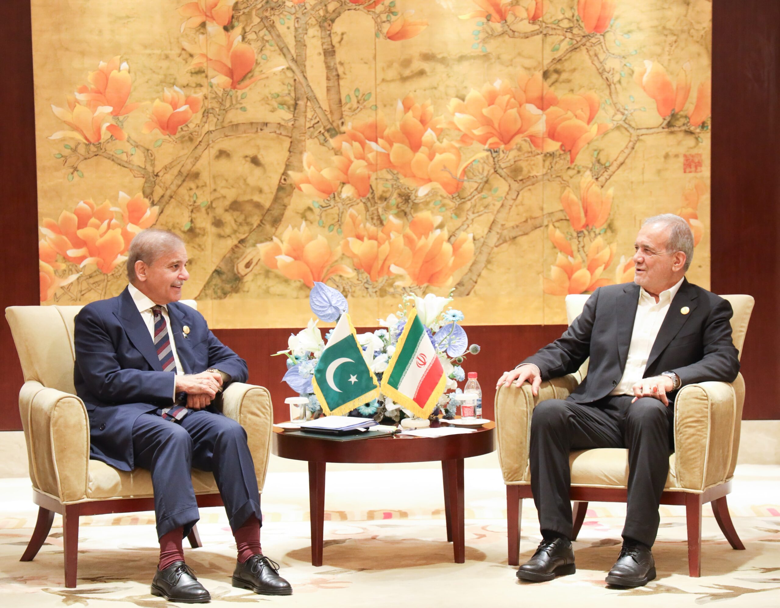 PM Shehbaz Meets Iranian President, Reaffirms Pakistan’s Commitment to SCO Peace and Regional Connectivity