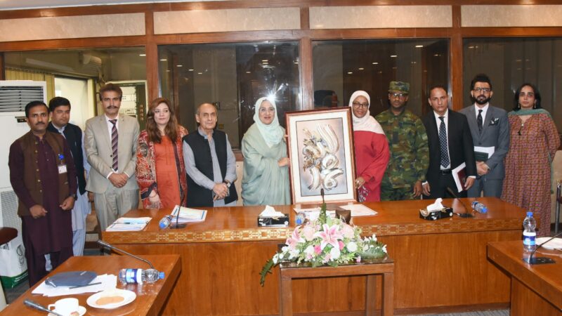 Meeting of the Pakistan–Rwanda Parliamentary Friendship Group with the High Commissioner of Rwanda in Islamabad.