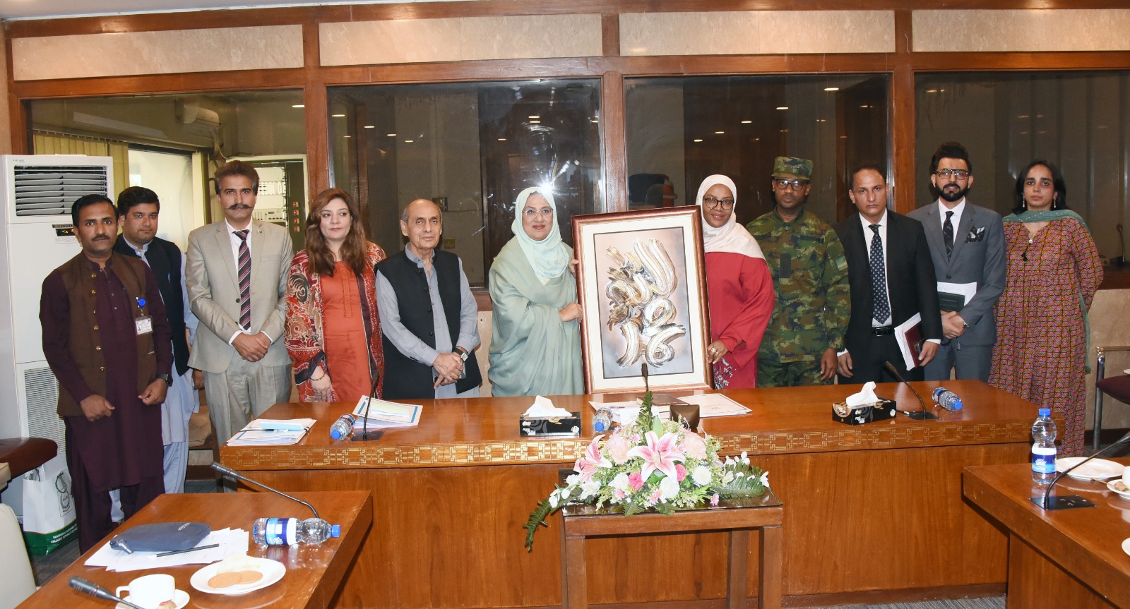 Meeting of the Pakistan–Rwanda Parliamentary Friendship Group with the High Commissioner of Rwanda in Islamabad.