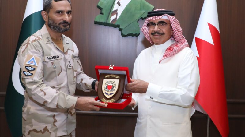 Bahrain’s Interior Minister visits Pakistan’s Anti Narcotics Force Headquarters to adopt a joint strategy against drugs.