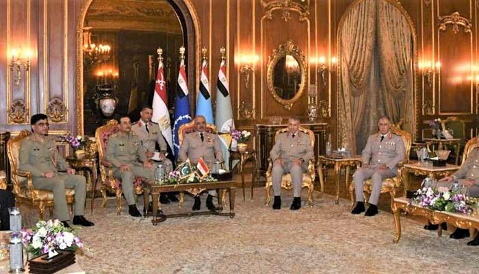 COAS discusses regional peace, security with Egypt’s leaders.