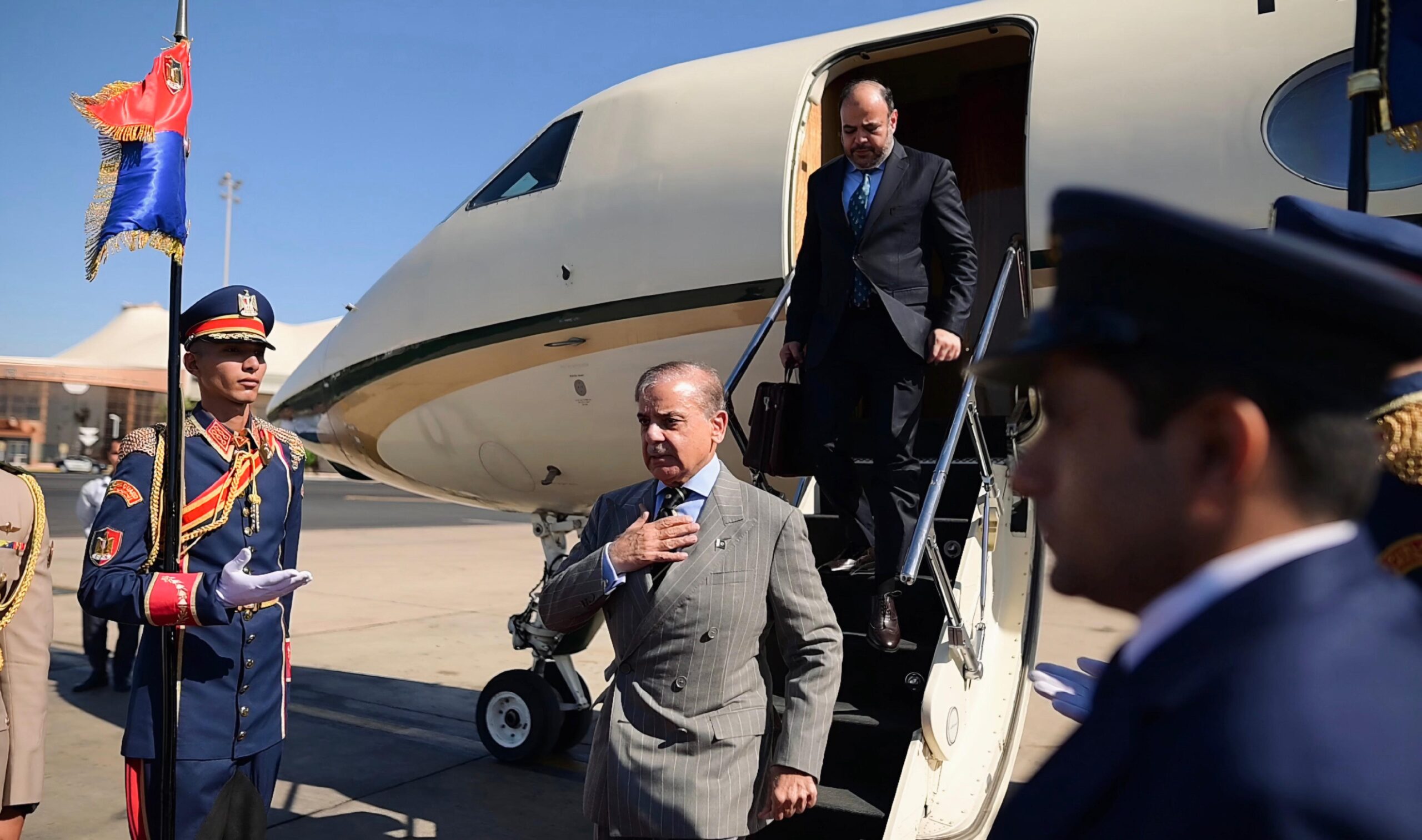 PM arrives in Sharm-El-Sheikh to attend Gaza peace plan signing ceremony