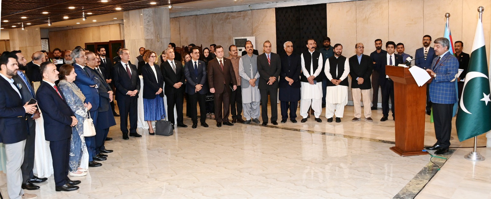 Deputy Speaker NA Syed Ghulam Mustafa Shah Highlights Deep-rooted Pakistan–Azerbaijan Ties at Book Launch Ceremony