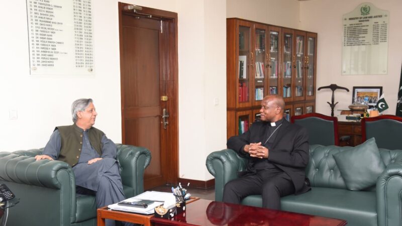 Archbishop Germano Penemote Calls on Federal Minister for Human Rights