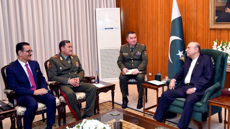 Defence Minister of Tajikistan Calls on President Asif Ali Zardari