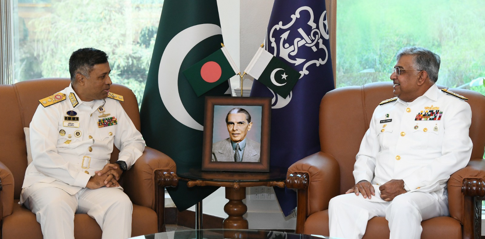 COMMANDER CHATTOGRAM BANGLADESH NAVY CALLS ON CHIEF OF THE NAVAL STAFF.