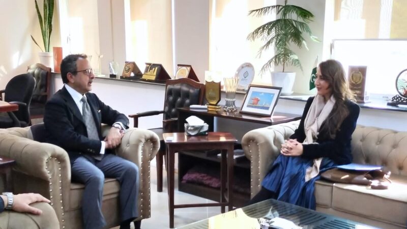 Minister for Power Awais  Leghari Meets U.S. Ambassador Natalie Baker Discussion on  Strengthening Pakistan’s Power Sector