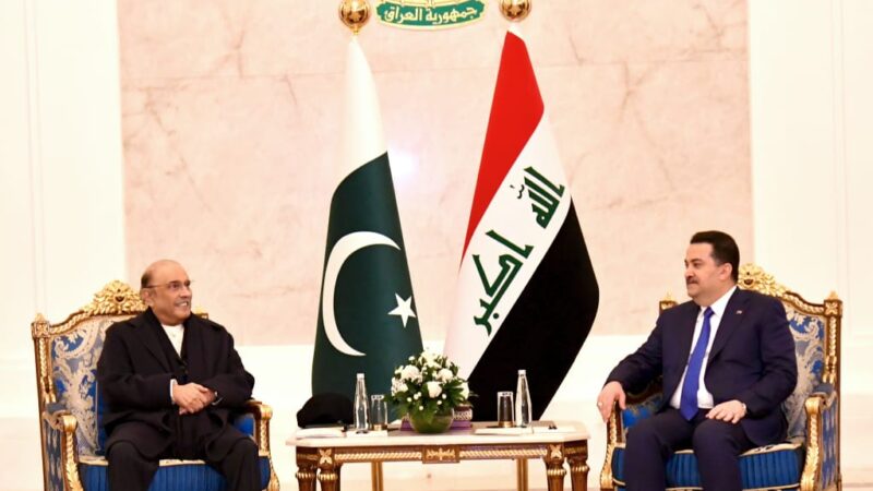 President Zardari, Iraqi Caretaker Prime Minister Focus on Trade, Defence and Pilgrim Facilitation