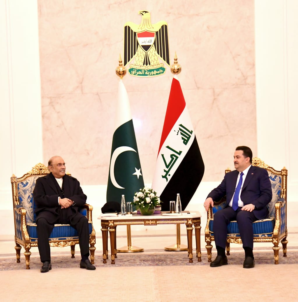 President Zardari, Iraqi Caretaker Prime Minister Focus on Trade, Defence and Pilgrim Facilitation