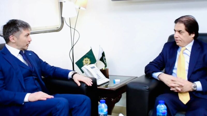 High-Level Meeting Between Minister of Railways and Kazakhstan Ambassador; Detailed Discussion on Pakistan–Kazakhstan Rail Connectivity