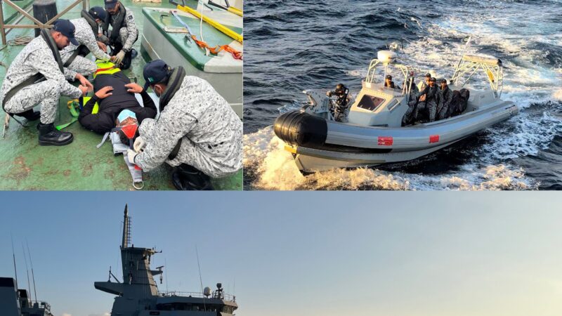 PAKISTAN NAVY CONDUCTS SUCCESSFUL RESCUE OPERATION  AT EXTENDED RANGES IN INDIAN OCEAN.