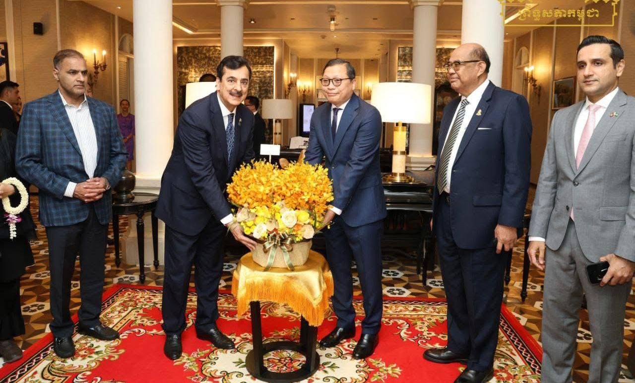 Strengthening Ties: Pakistan’s Senate Chairman Receives Warm Welcome in Cambodia