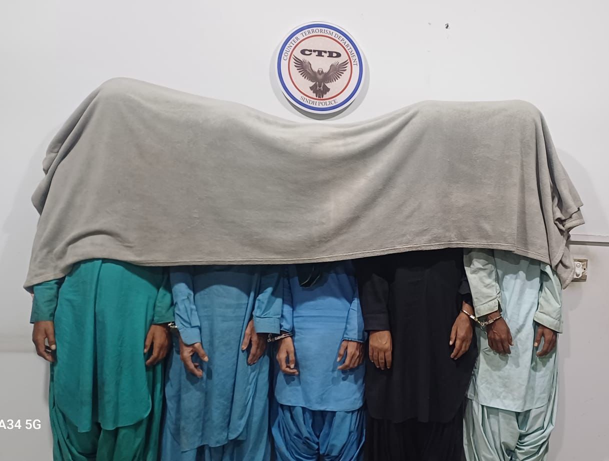 CTD Arrests Militants Linked to BRG in Karachi Operation