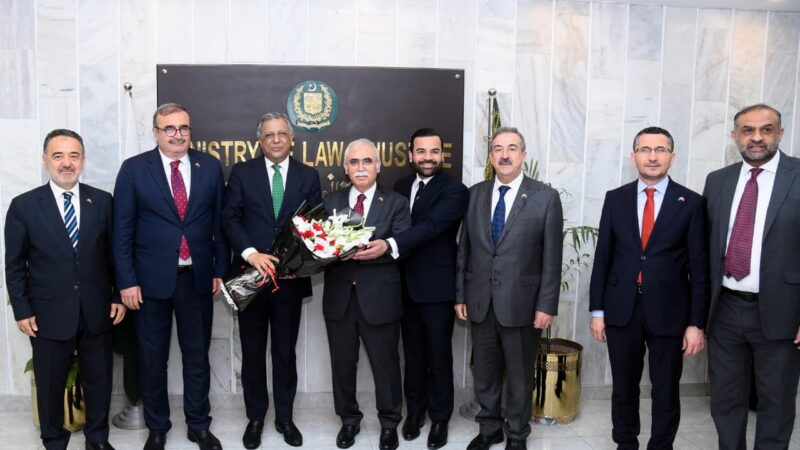 Pakistan, Türkiye Agree to Enhance Cooperation in Constitutional Law and Judicial Reforms