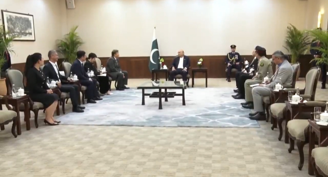 President invites greater Chinese investment in priority sectors including alternate energy, water treatment and EV battery systems