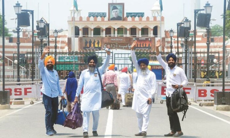 327th International Vaisakhi Festival: Sikh Pilgrims Arrive from India via Wagah Border.