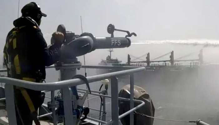 Pakistan Navy rescues Indian crew from troubled vessel in Arabian Sea