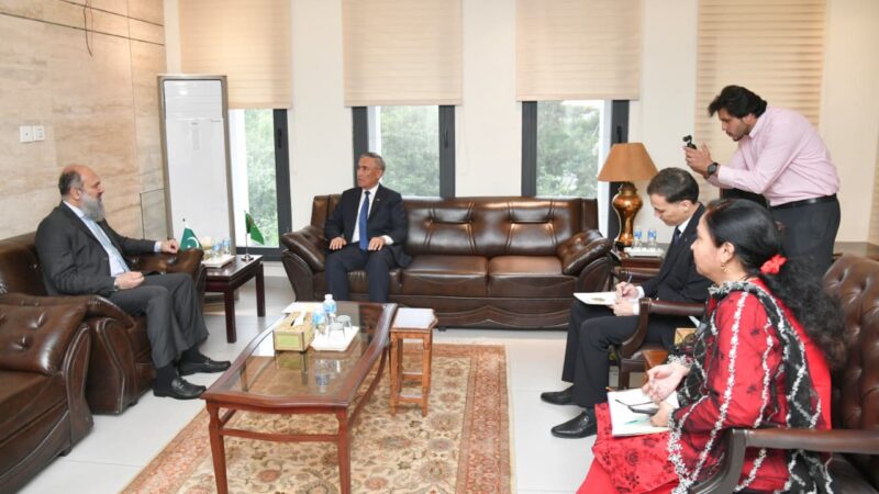 Jam Kamal Khan, Turkmenistan Ambassador Discuss Trade Connectivity, Energy Cooperation and Regional Economic Collaboration