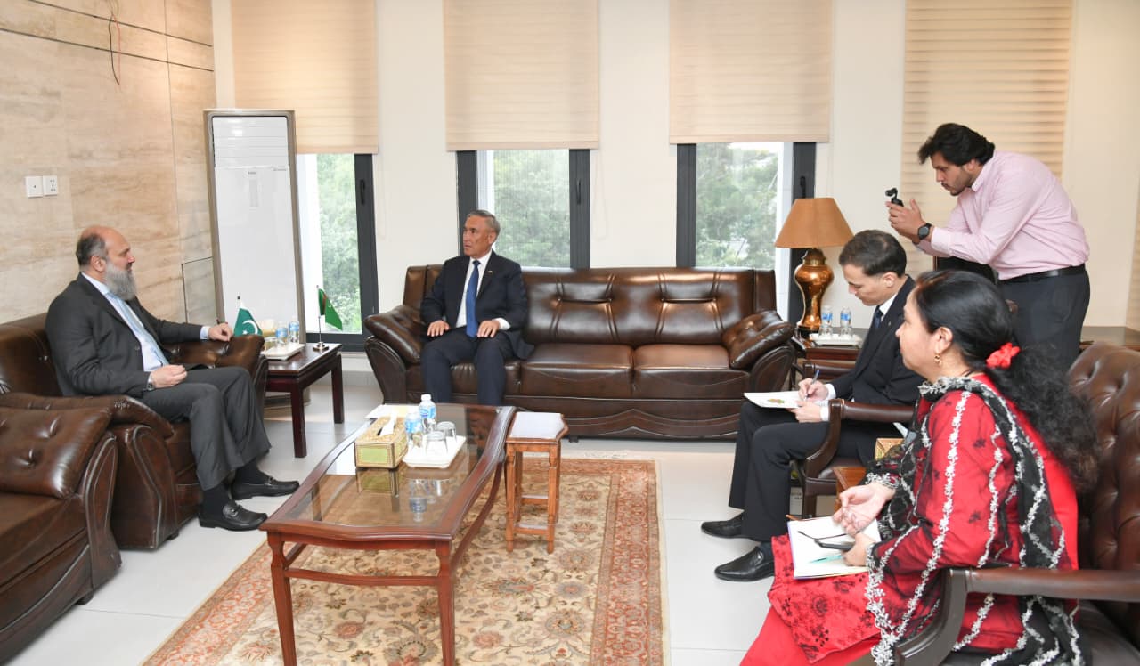 Jam Kamal Khan, Turkmenistan Ambassador Discuss Trade Connectivity, Energy Cooperation and Regional Economic Collaboration