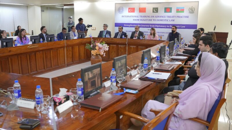 Pakistan Hosts Landmark First-Ever International Multi-Country Training on Advanced Treaty Practice