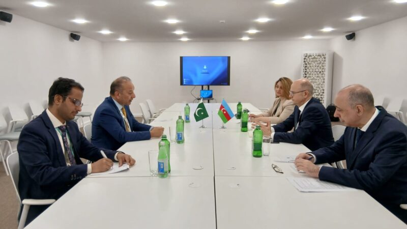 Pakistan, Azerbaijan Discuss Energy Cooperation at WUF13 in Baku