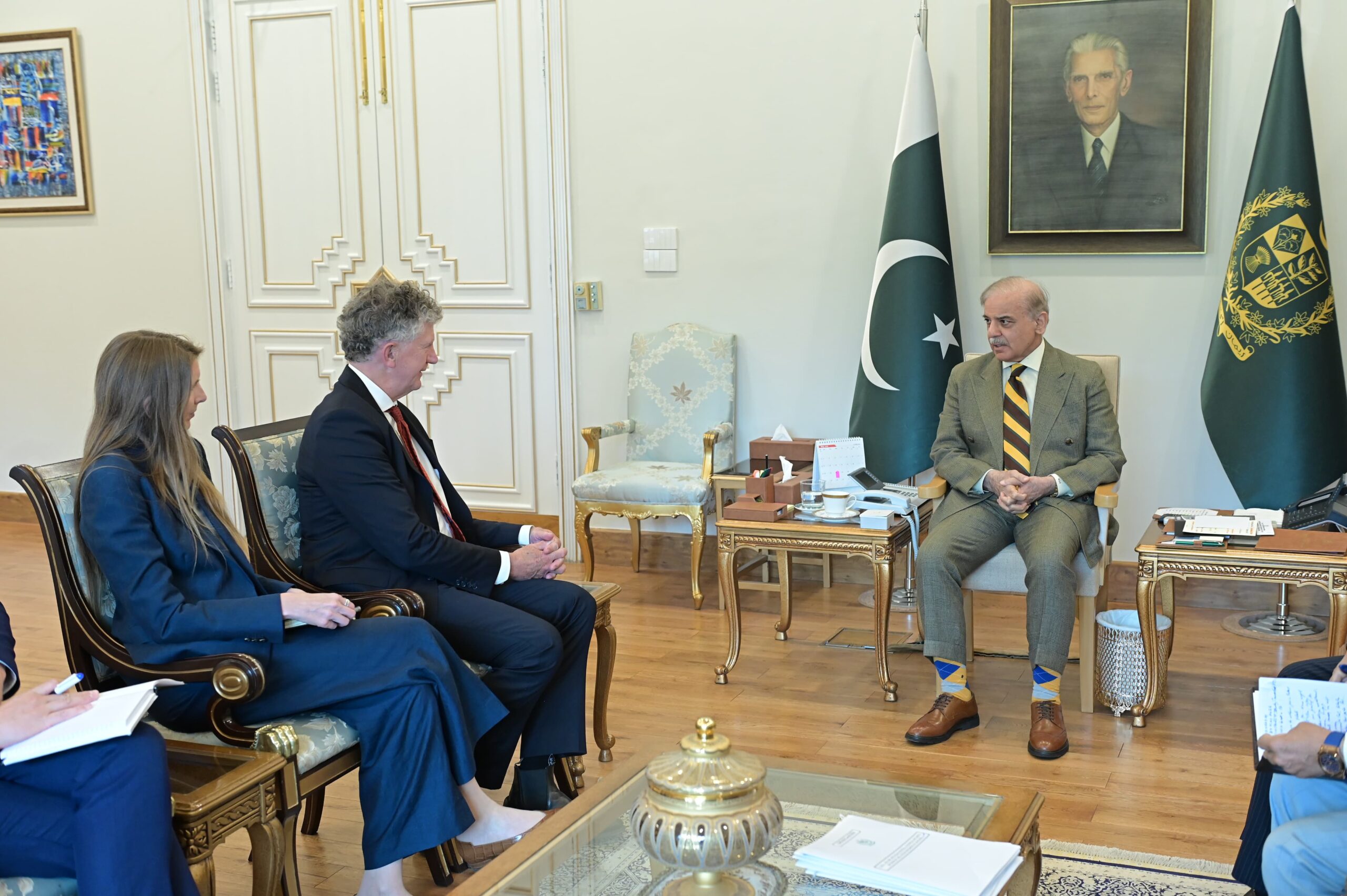 Shehbaz Sharif Meets UK NSA Jonathan Powell, Reaffirms Strong Bilateral Ties